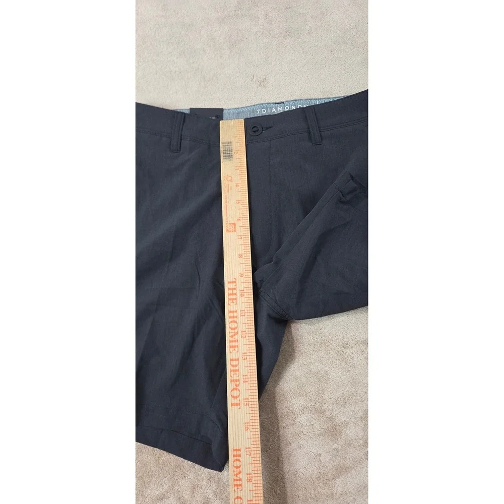 7 Diamonds aeroplane Performance Shorts Mens 31 Charcoal Gray 7
